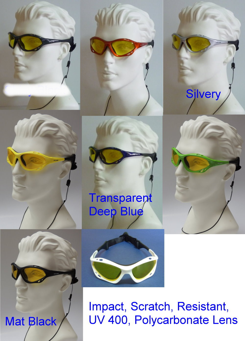 The glasses with yellow lens